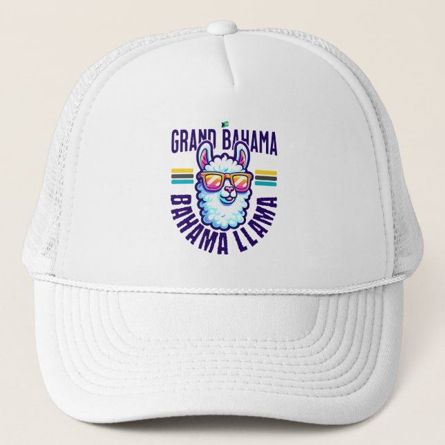 Boné Bahamas Souvenir Gift : Grande Bahama Bahamas Llam (Frente)