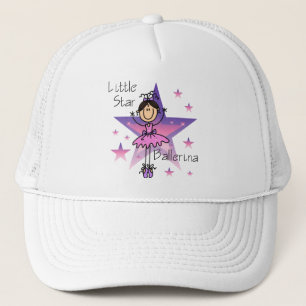 Boné Bailarina Little Star - Cabelo Castanho