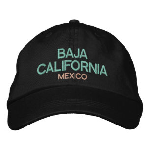 Boné Baja California México bordou o chapéu