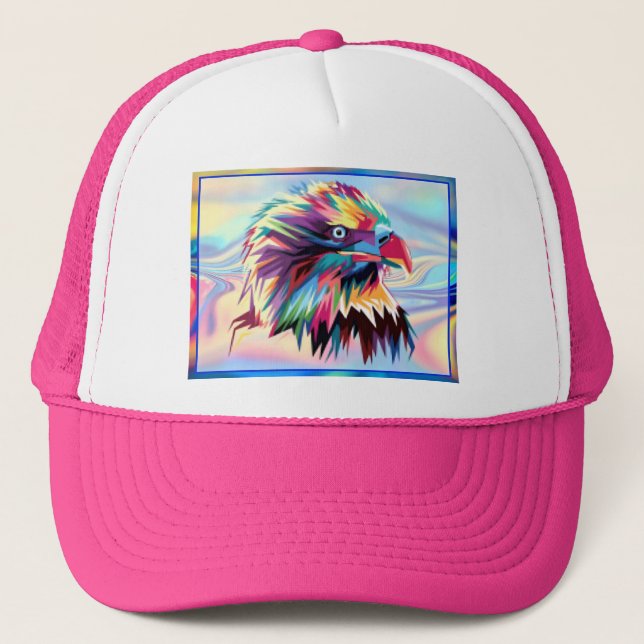 Boné Bald Eagle - Design Geométrico Prismático - 80590 (Frente)