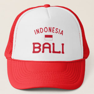 Boné Bali indonésio em apuros