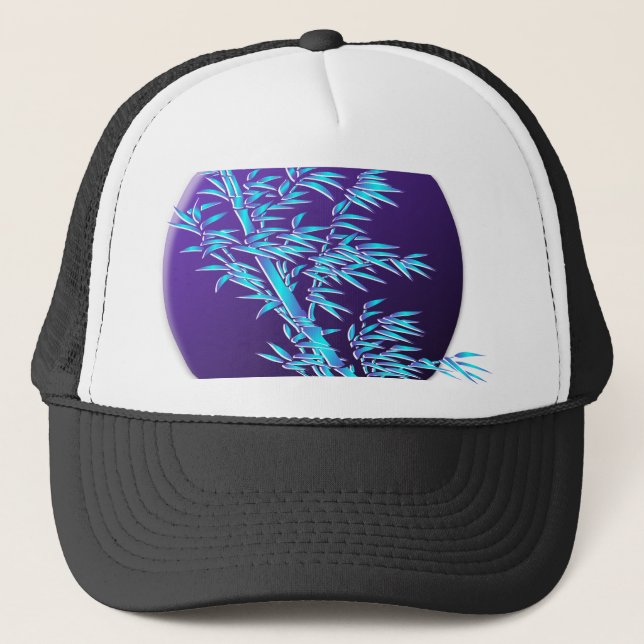 Boné bamboo leaves circle round (Frente)