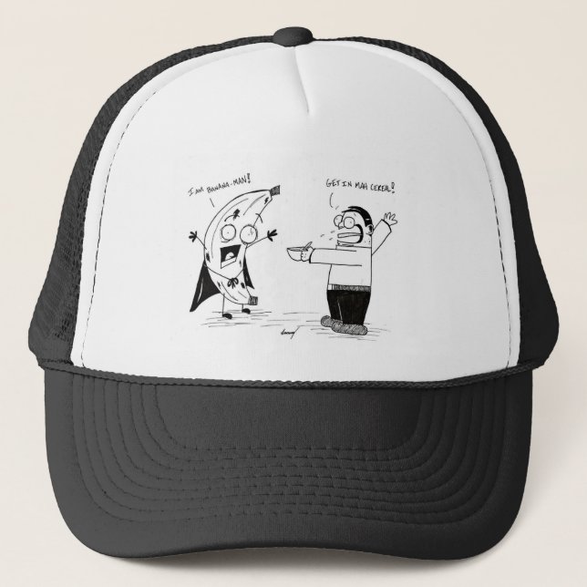Boné Banana Man Engraçado Cartoon Hat (Frente)