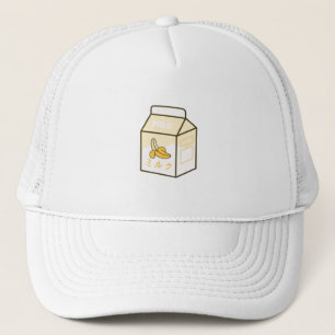Boné Banana Milk Kawaii Retro - Vacas de Banana Japones