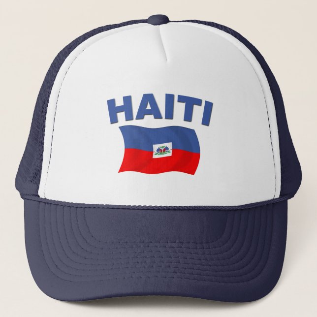 Boné Bandeira 1 de Haiti (Frente)