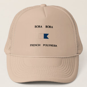 Boné Bandeira alfa francesa do mergulho de Bora Bora