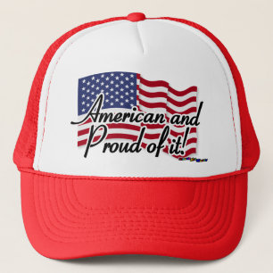 Boné Bandeira americana - americana e orgulhosa dela!