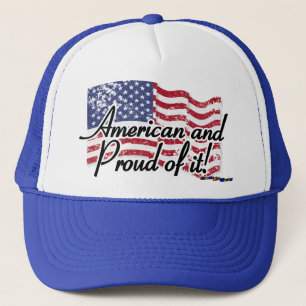 Boné Bandeira americana - americana e orgulhosa dela! -