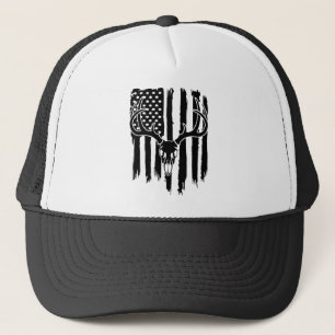 Boné Bandeira americana da caça