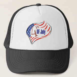 Boné Bandeira Americana de 4 de julho