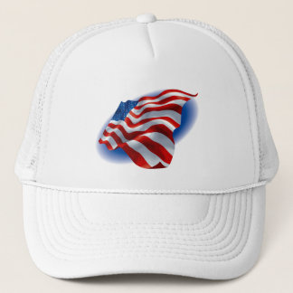 BONÉ BANDEIRA AMERICANA DE ONDULAÇÃO