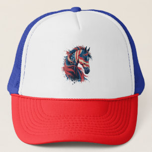 Boné Bandeira Americana do Cavalo