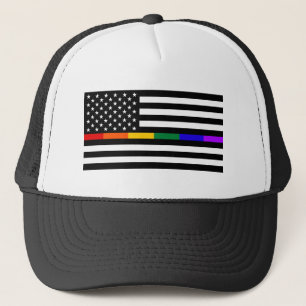Boné Bandeira Americana LGBTQ