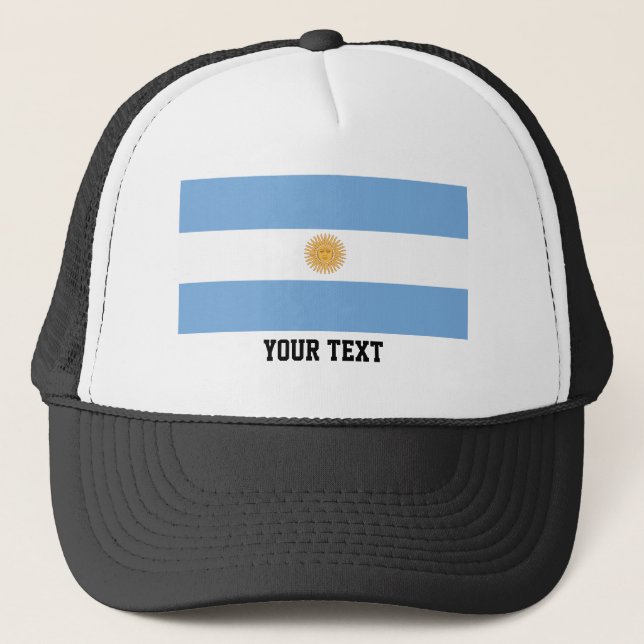 Boné bandeira argentina (Frente)