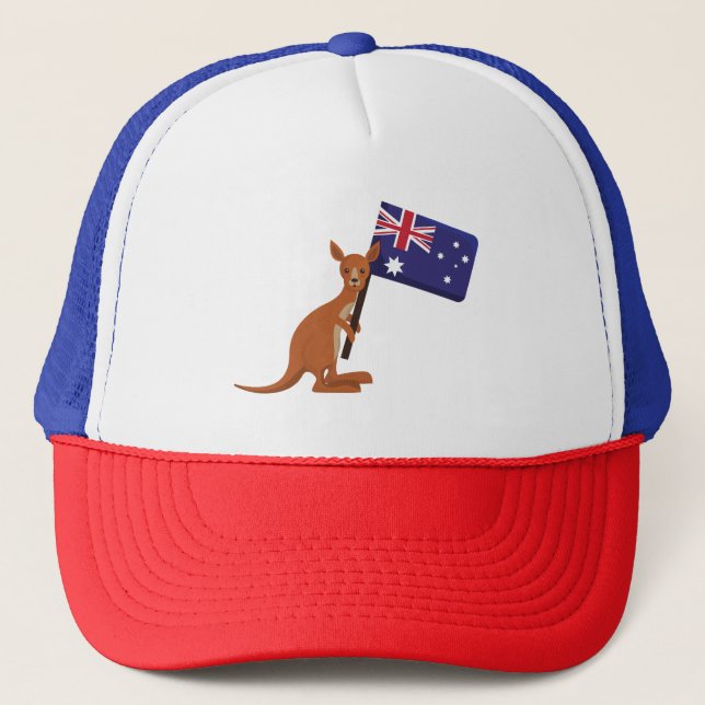 Boné bandeira australiana canguru (Frente)