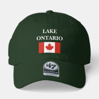 Boné Bandeira Canadense do Lago Ontário