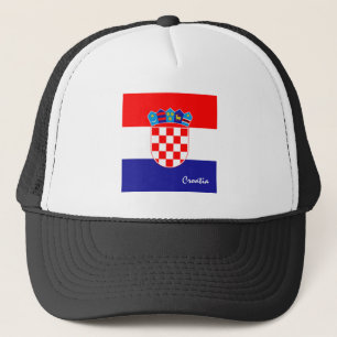Boné Bandeira croata e fãs desportivos