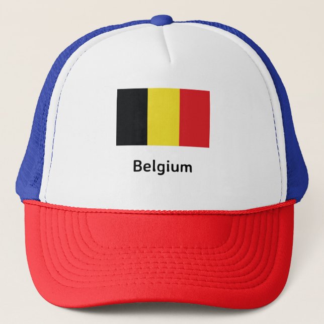 Boné Bandeira da Bélgica (Frente)