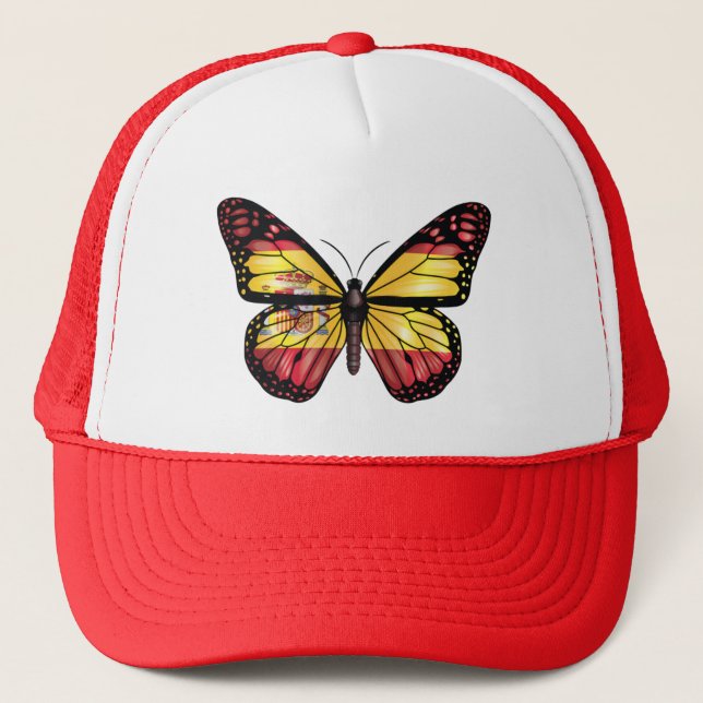Boné bandeira da borboleta espanha (Frente)