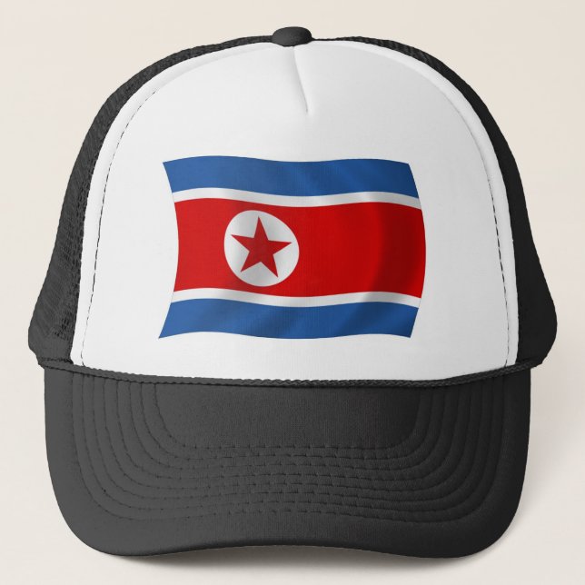Boné Bandeira da Coreia do Norte (Frente)