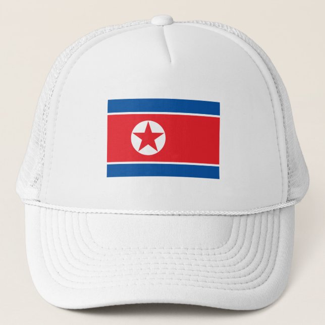 Boné Bandeira da Coreia do Norte (Frente)