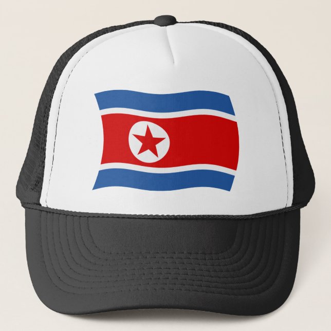 Boné Bandeira da Coreia do Norte (Frente)