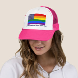 Boné Bandeira da Diversidade do Orgulho Americano do Ar