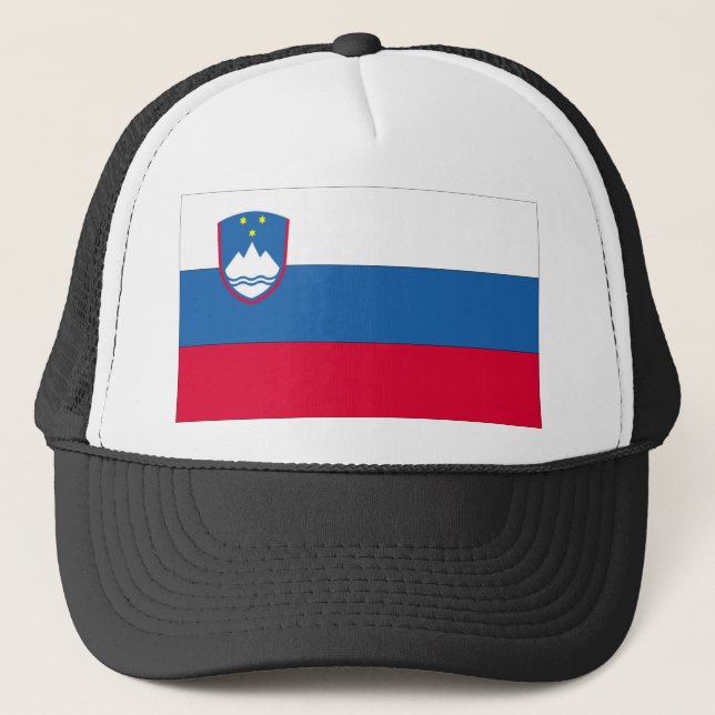 Boné Bandeira da Eslovênia (Frente)