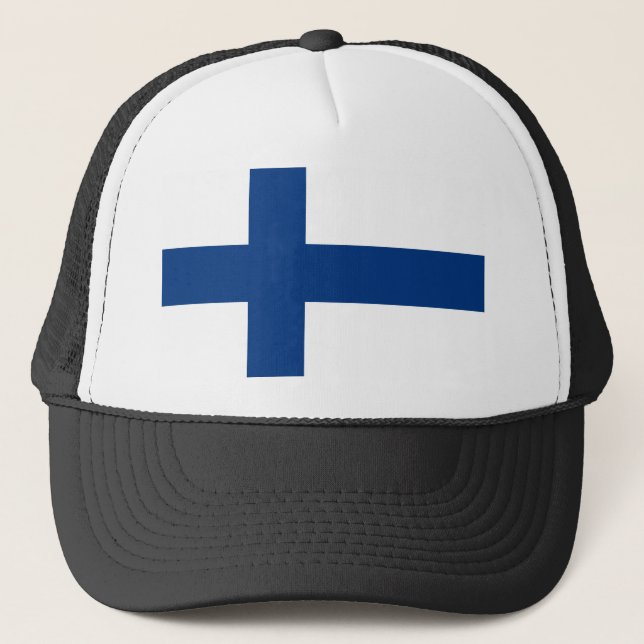 Boné Bandeira da Finlândia (Frente)