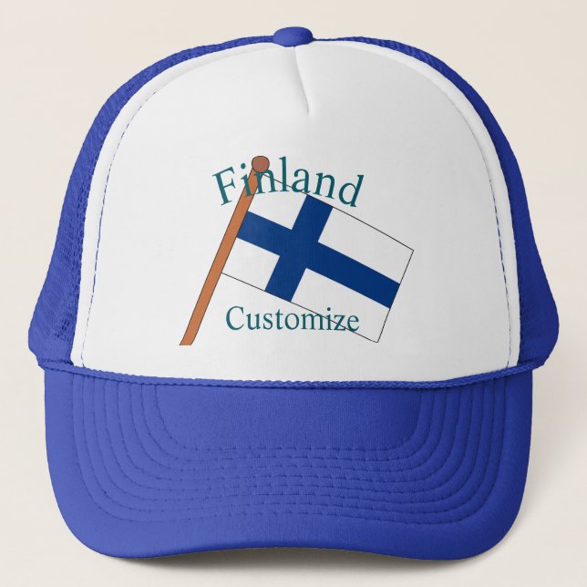 Boné Bandeira da Finlândia Thunder_Cove (Frente)