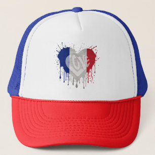 Boné Bandeira da França Amor