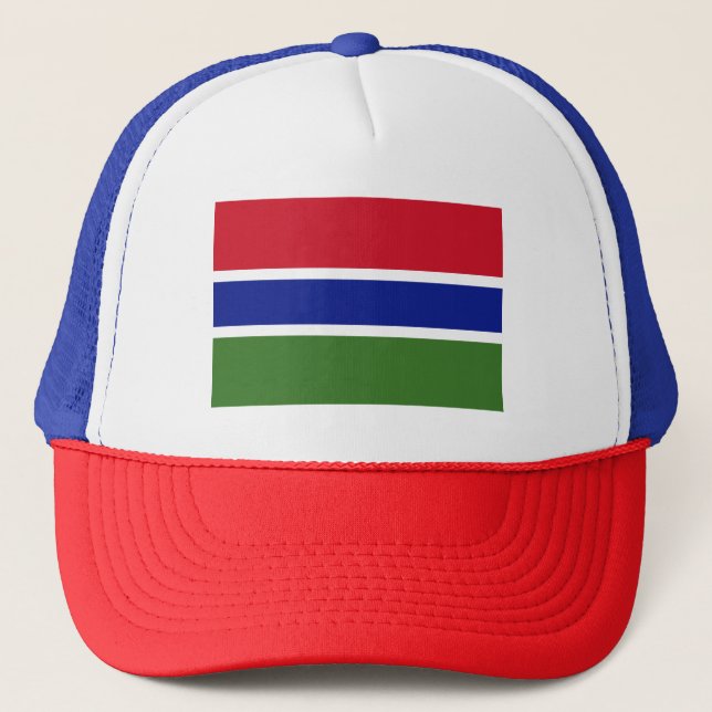 Boné Bandeira da Gâmbia (Frente)