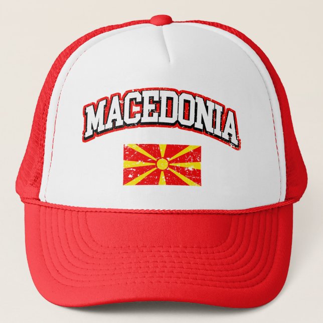 Boné Bandeira da Macedônia (Frente)