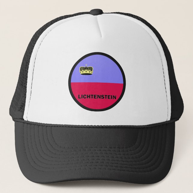Boné Bandeira da qualidade de Lichtenstein Roundel (Frente)