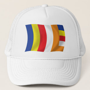 Boné Bandeira da Religião Budista Chapéu