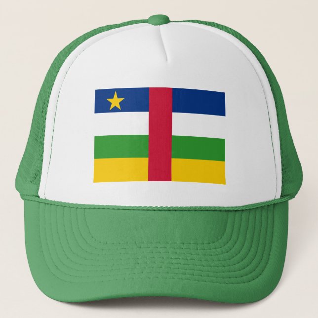 Boné Bandeira da República Centro-Africana (Frente)