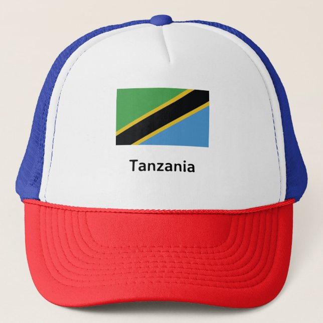 Boné Bandeira da Tanzânia (Frente)