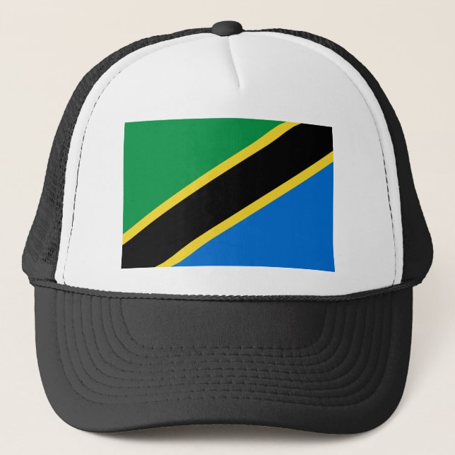 Boné Bandeira da Tanzânia Hat (Frente)