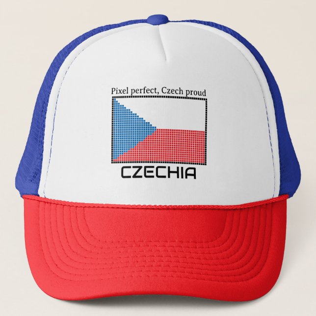 Boné Bandeira da Tchechia (Frente)