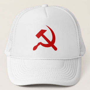 Boné Bandeira da União Soviética URSS Comunista Foice e