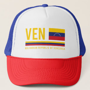 Boné Bandeira da Venezuela e Design de código ISO Alpha