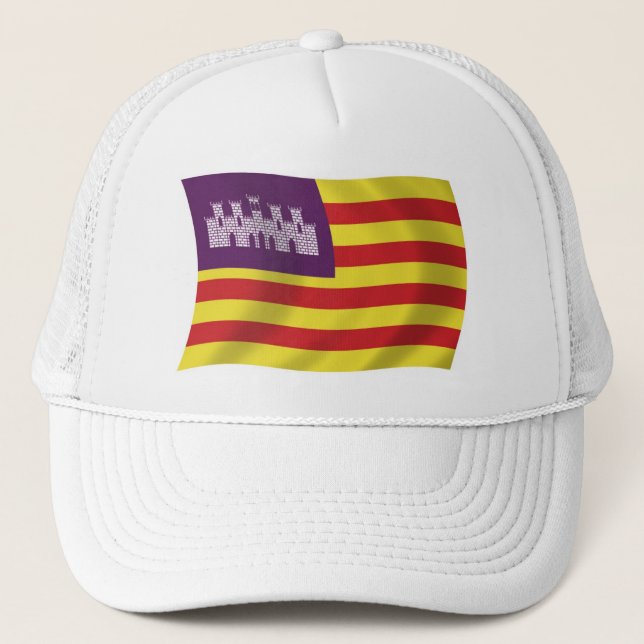 Boné Bandeira das Ilhas Baleares Chapéu (Frente)