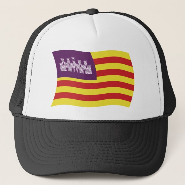 Boné Bandeira das Ilhas Baleares Chapéu (Frente)