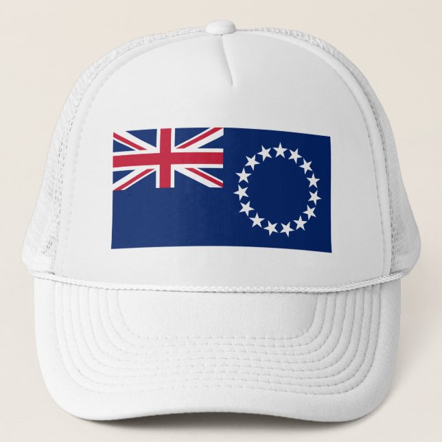 Boné Bandeira das Ilhas Cook (Frente)