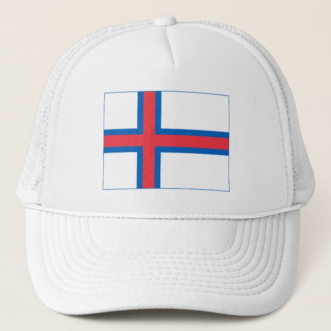 Boné Bandeira das Ilhas Faroé (Frente)