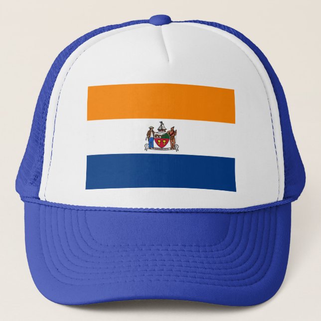 Boné Bandeira de Albany, New York Hat (Frente)