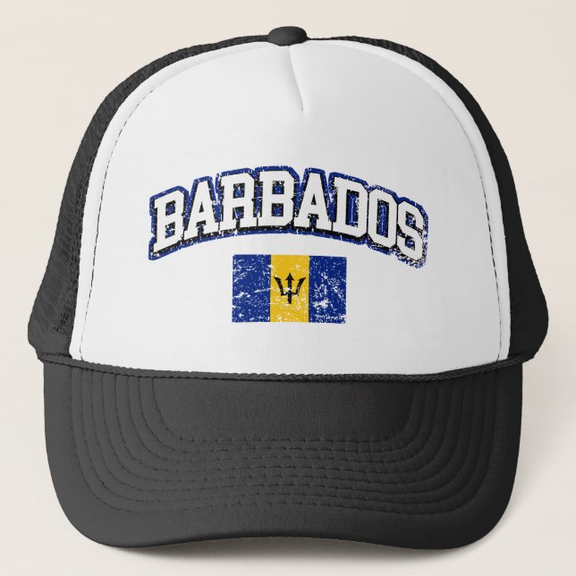 Boné Bandeira de Barbados (Frente)