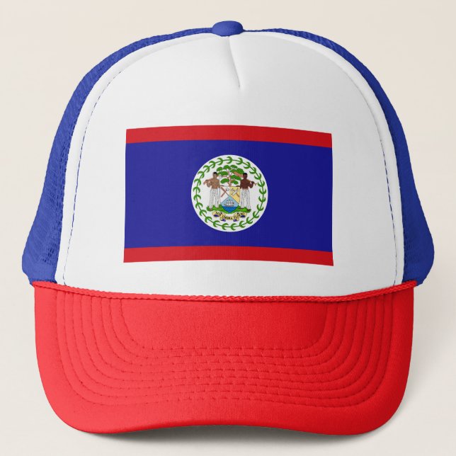 Boné Bandeira de Belize (Frente)