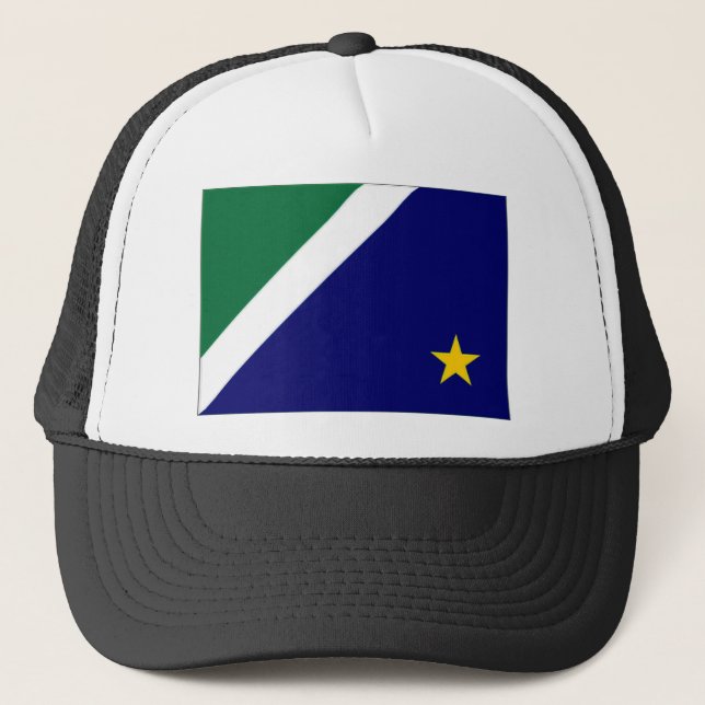 Boné Bandeira de Brasil Mato Grosso do Sul (Frente)