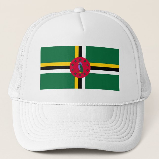 Boné Bandeira de Dominica (Frente)